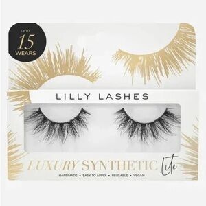 Lilly Lashes Allure Synthetic Light Eyelashes 15 Wears Full Volume + Med Length